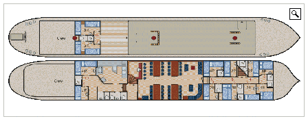 Kabinenplan Atlantis